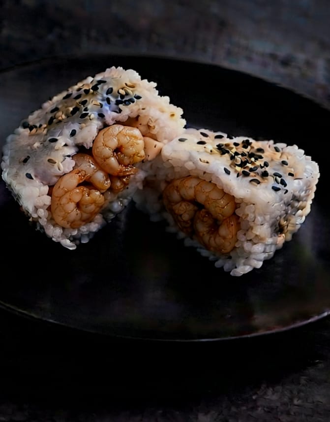 Karides onigiri